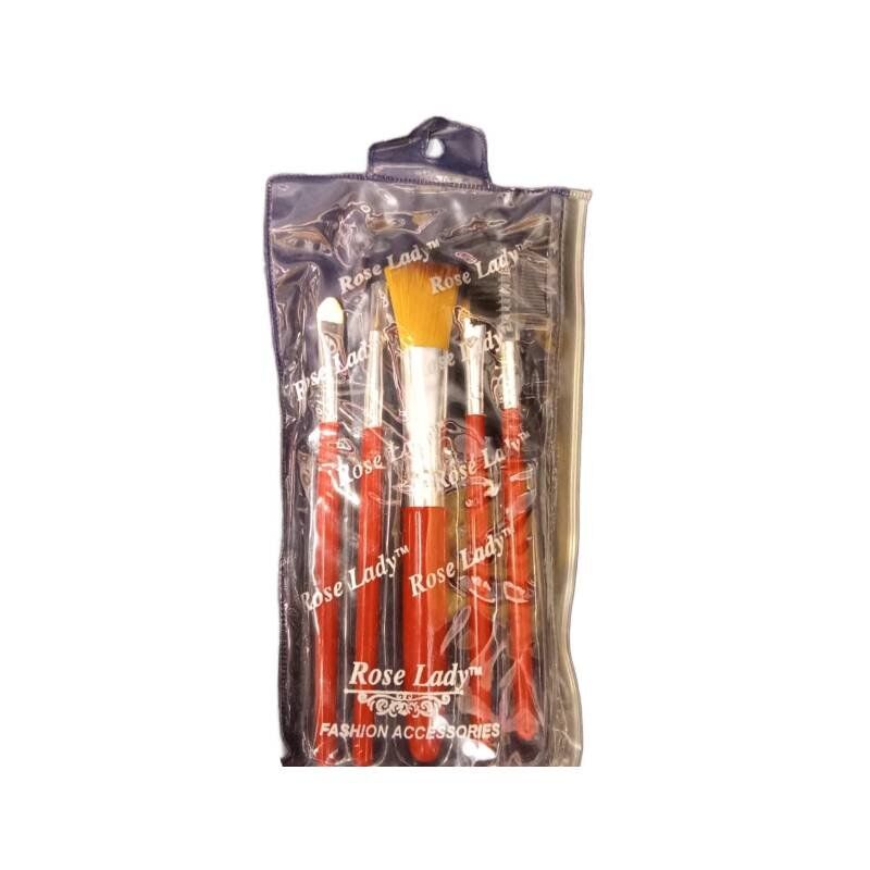 Makeup Brush Kit Set Red