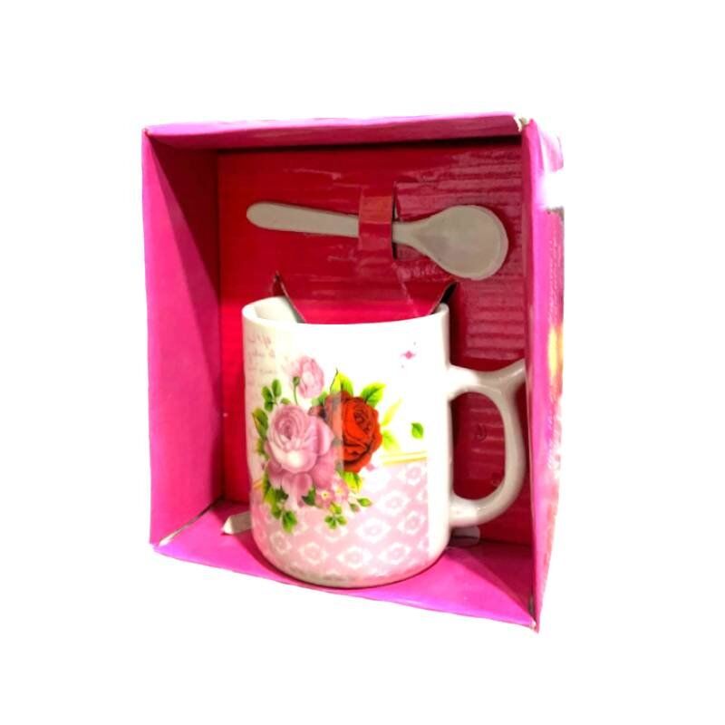 New Project(661) Ceramic Coffee Mug With Spoon