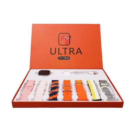 7 In 1 Ultra Smart Wrist Watch Multicolor