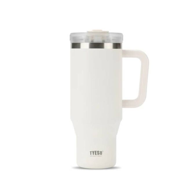 Stainless Steel Insulated Tumbler 900ml - 30oz White