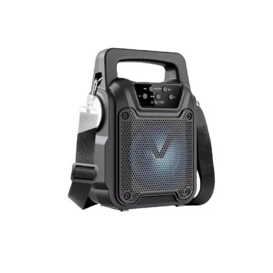 Single Loud Speaker Portable With Solar Charging and Flash Light 4inch