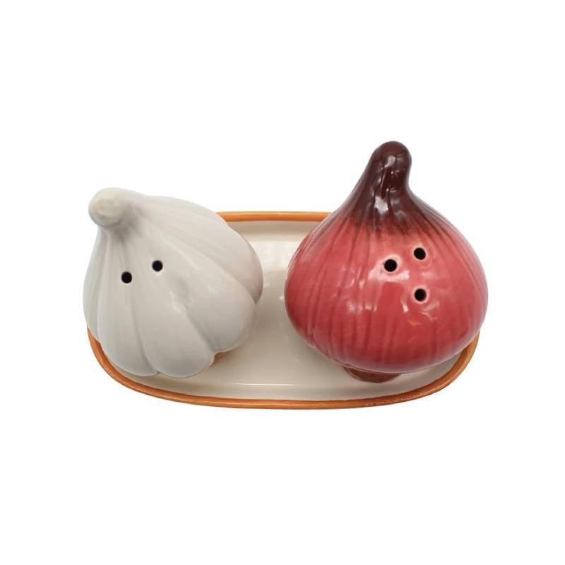 Onion Ceramic Salt & Pepper