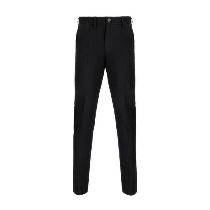 Men Chino Slim Cotton Pant Black
